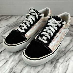 Vans old Skool checkerboard platform sneaker shoes